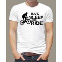 Tričko Eat, Sleep and Ride