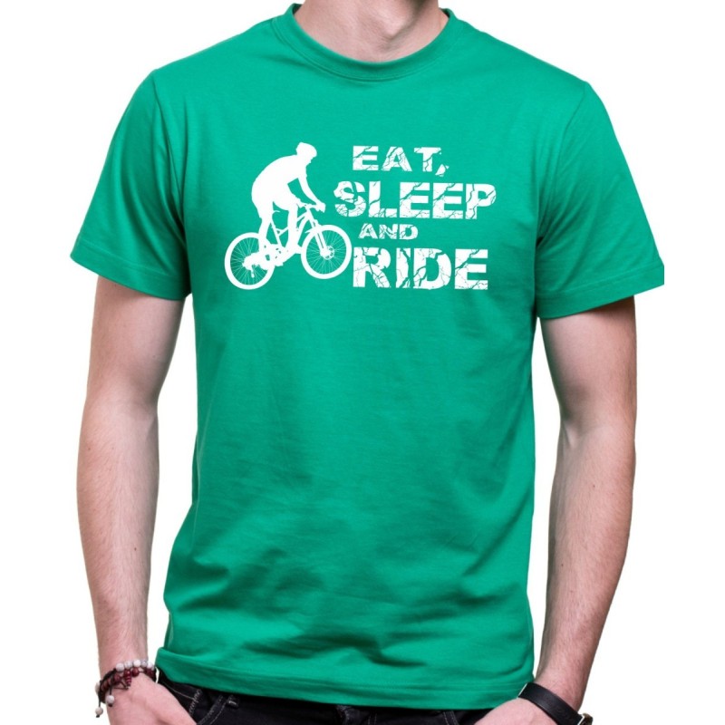 Tričko Eat, Sleep and Ride