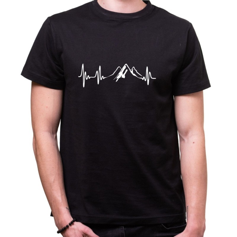 Tričko EKG Hory