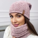 Zimní čepice s nákrčníkem NowMark, melír