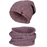 Zimní čepice s nákrčníkem NowMark, melír