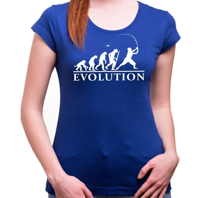 Tričko Evolúcia rybárky
