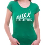 Tričko Evolúcia rybárky