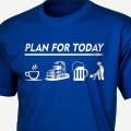 Tričko Dnešný plán vodiča kamionu