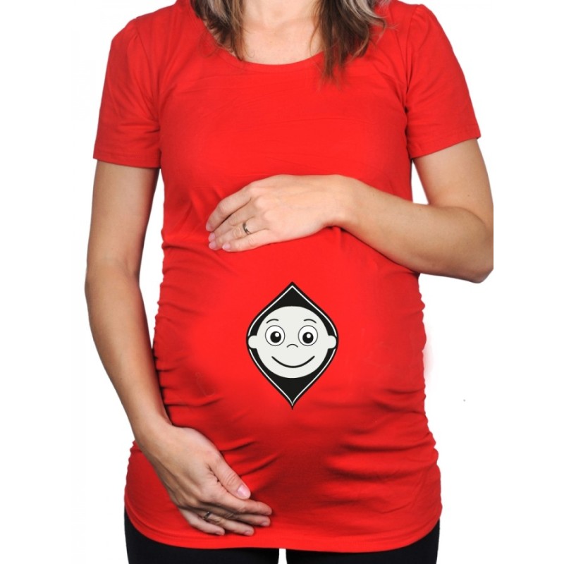 Těhotenské tričko Kuk, budu kluk!