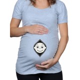 Těhotenské tričko Kuk, budu kluk!