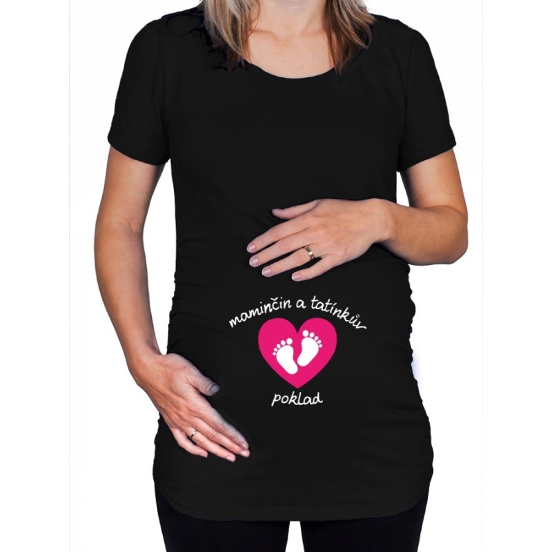Těhotenské tričko Malý poklad