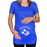 Těhotenské tričko Tady bydlím já