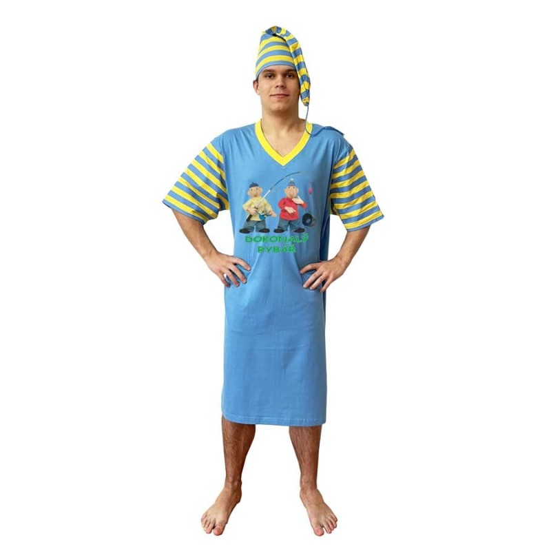 Nočná košeľa Pat a Mat Rybári