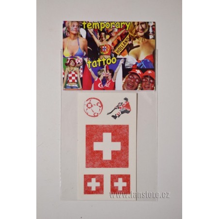 Tetovací obtisky Švýcarsko v blistru