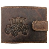 Kožená peňaženka retro Traktor