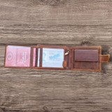 Kožená peňaženka retro Traktor