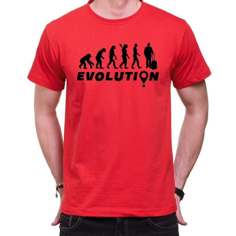 Tričko Evoluce Cestování