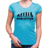 Tričko Evoluce Cestování dámské