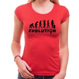 Tričko Evoluce Cestování dámské