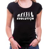 Tričko Evoluce Cestování dámské