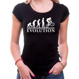 Tričko Evoluce cyklisty dámské