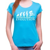 Tričko Evoluce cyklisty dámské