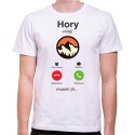 Tričko Hory volají - telefon