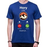 Tričko Hory volají - telefon
