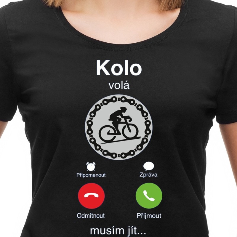 Tričko Bicykel volá dámske