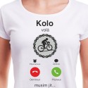 Tričko Bicykel volá dámske