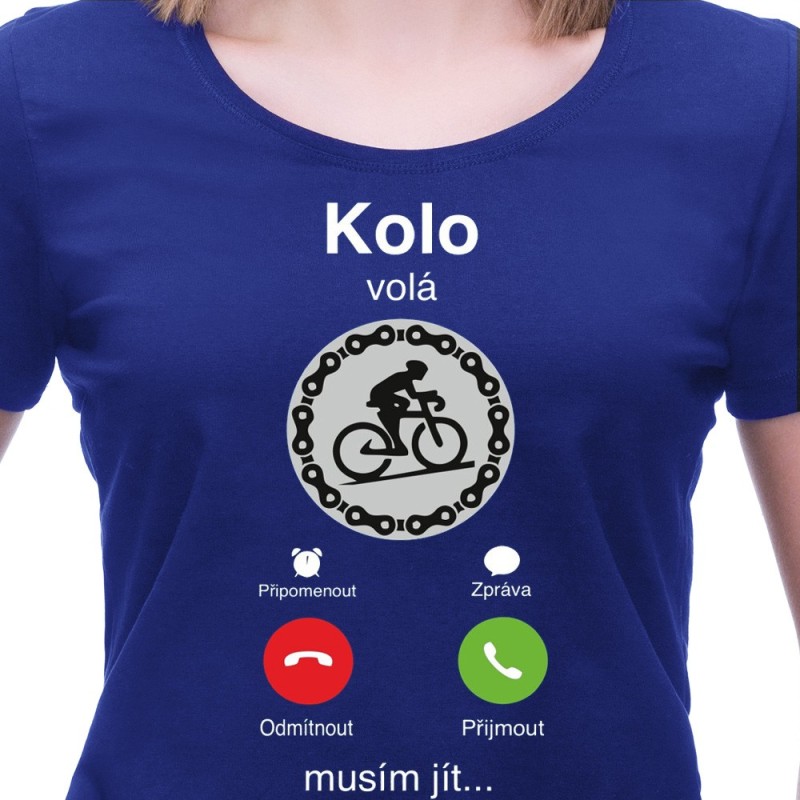 Tričko Bicykel volá dámske