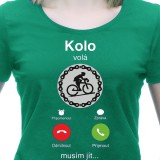 Tričko Bicykel volá dámske