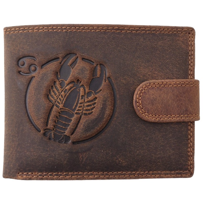 Kožená peněženka Rak