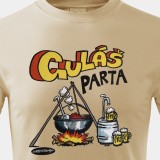 BBQ tričko Guláš parta s menom