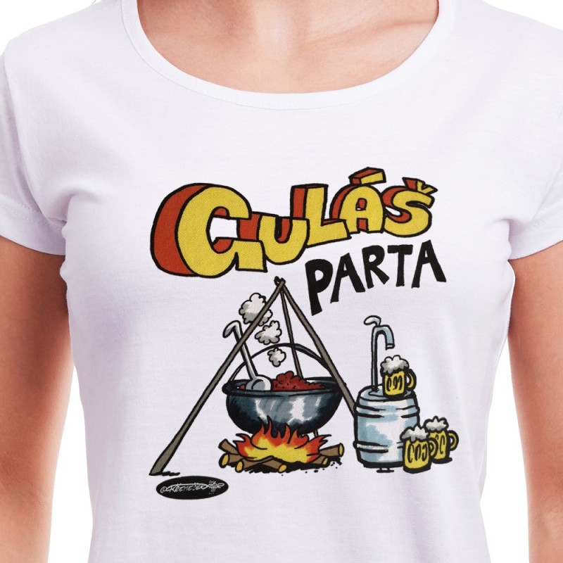 BBQ tričko Guláš parta dámske s menom