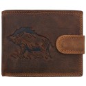 Kožená poľovnícka peňaženka Diviak