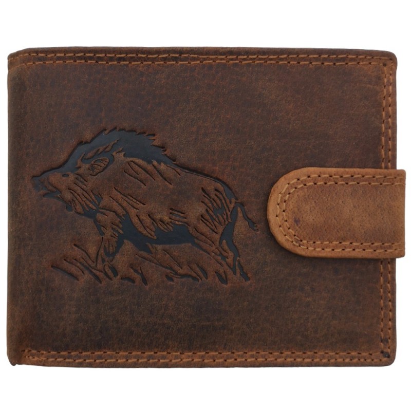 Kožená poľovnícka peňaženka Diviak