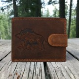 Kožená poľovnícka peňaženka Diviak