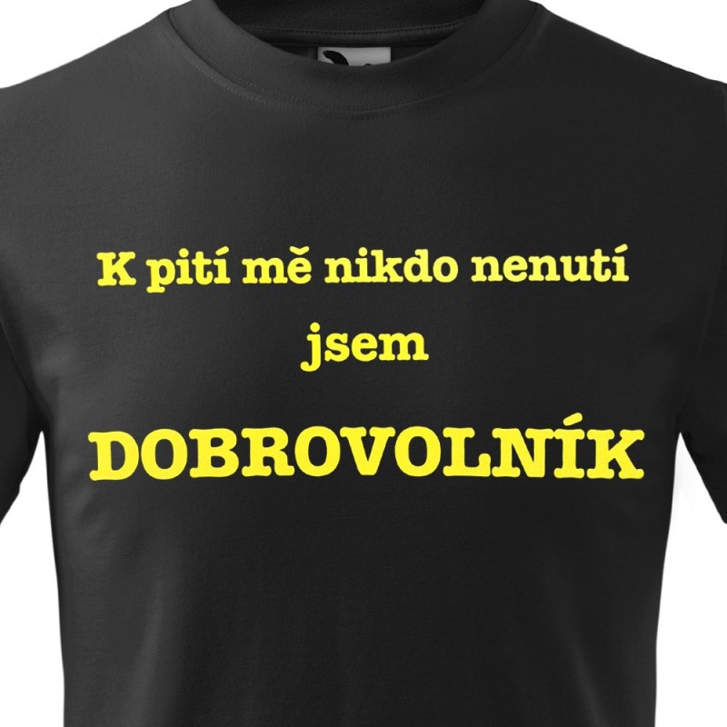 Tričko Pivo Jsem Dobrovolník