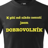 Tričko Pivo Jsem Dobrovolník