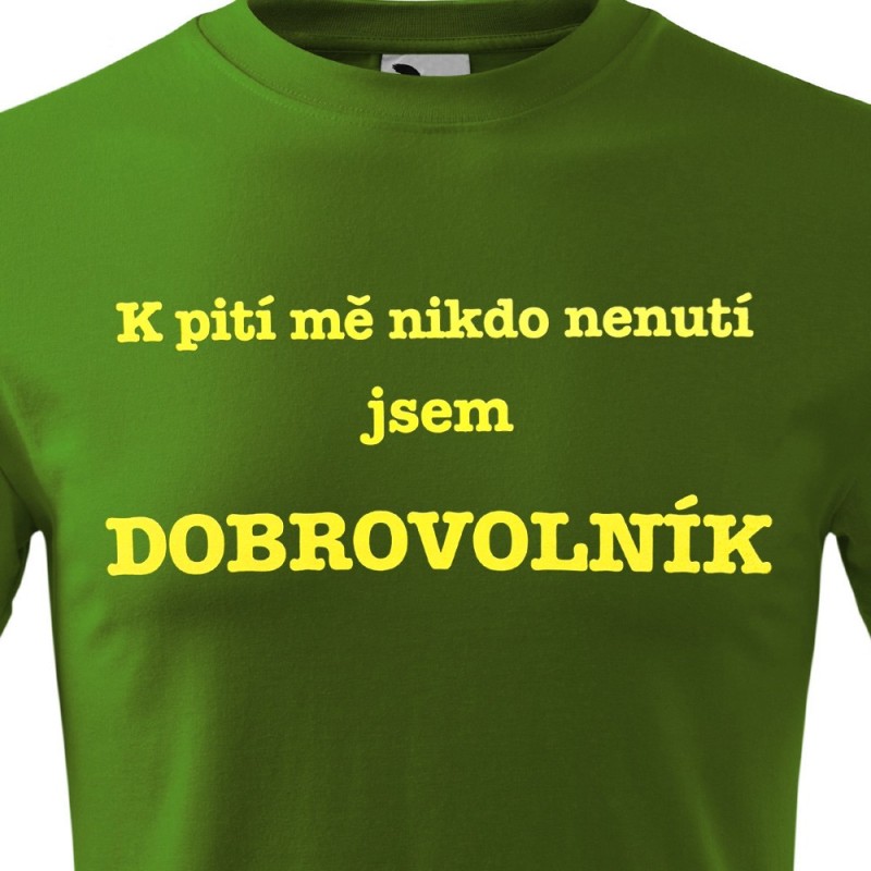 Tričko Pivo Jsem Dobrovolník