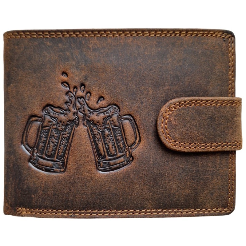 Kožená peňaženka Pivo