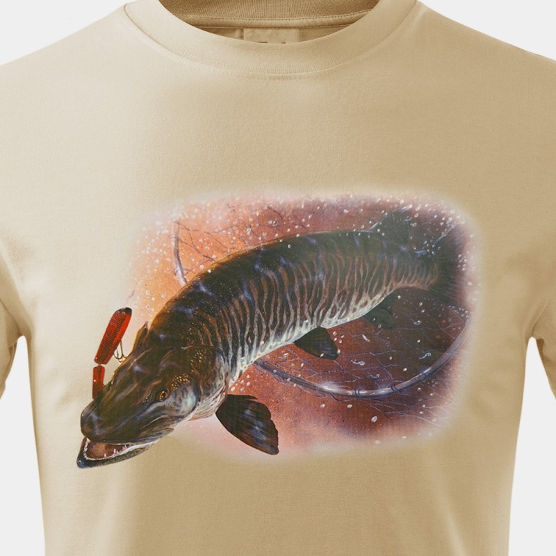 TOP Rybárske tričko Šťuka