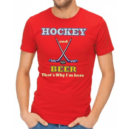 Tričko Hockey and Beer