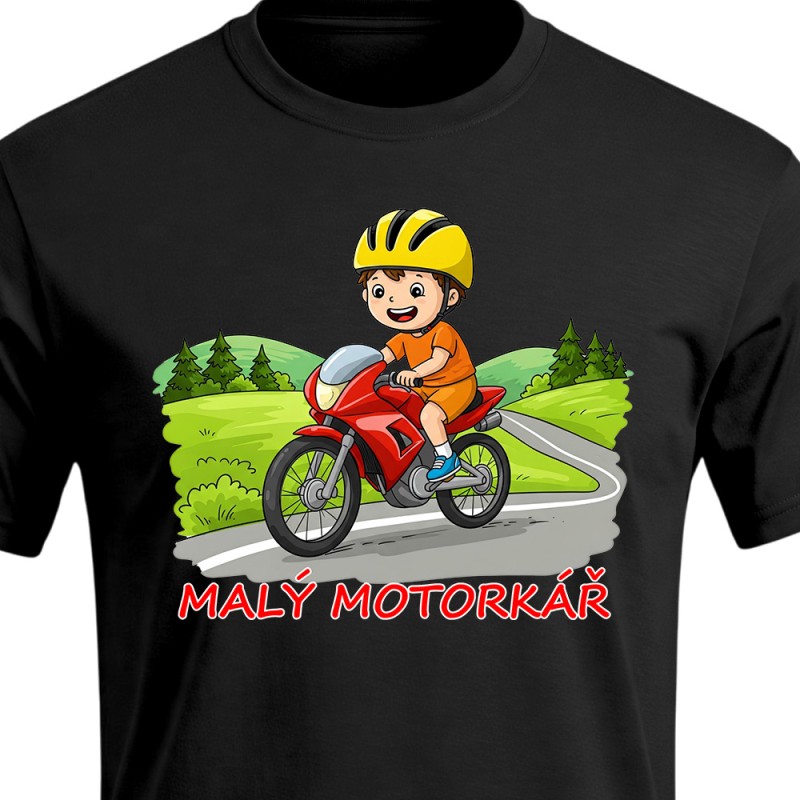 Dětské tričko Malý motorkář