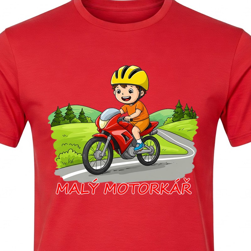 Dětské tričko Malý motorkář