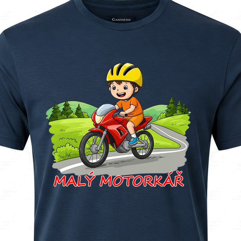 Dětské tričko Malý motorkář