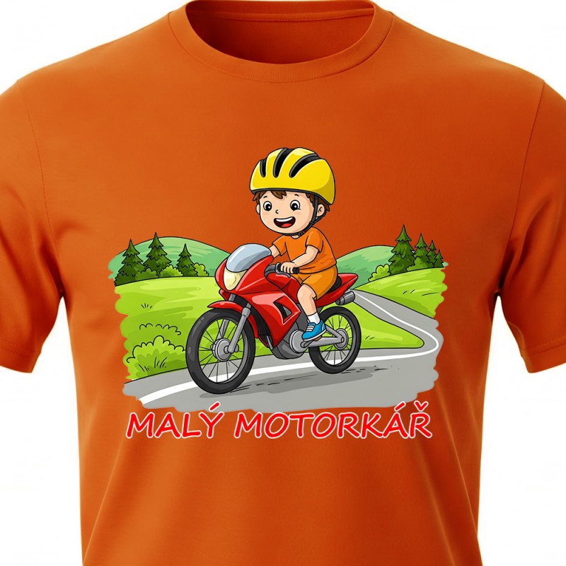Dětské tričko Malý motorkář
