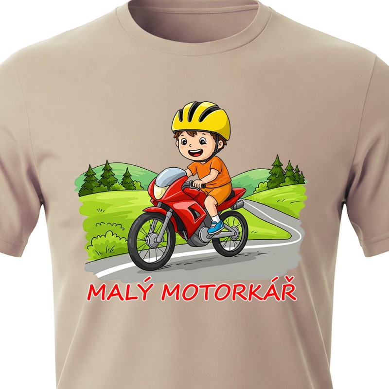 Dětské tričko Malý motorkář
