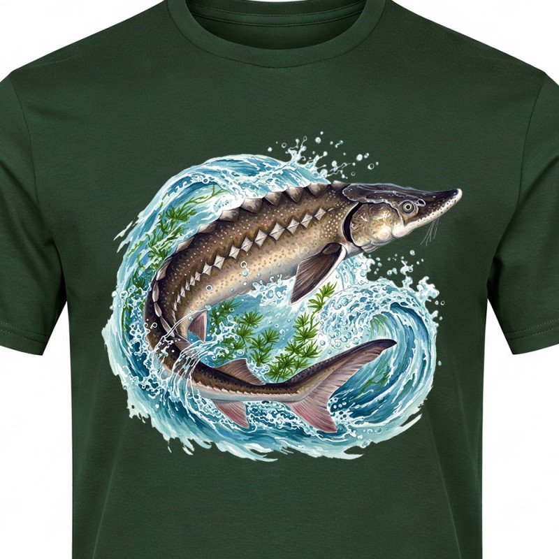 Dětské rybářské tričko Jeseter