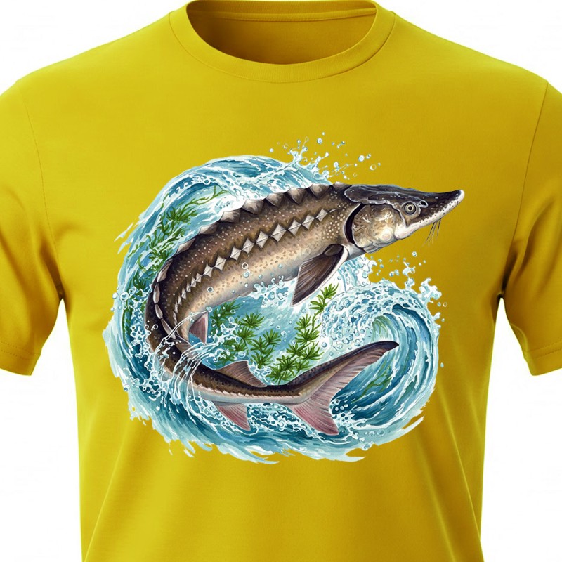 Dětské rybářské tričko Jeseter