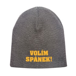 Veselá čiapka s potlačou - Volím spánek