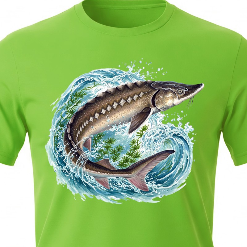 Dětské rybářské tričko Jeseter