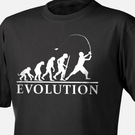 Tričko Evolúcia rybára
